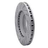 Dynamic Friction 2004-2009 Cadillac Srx Front Right Drilled & Slotted Geoperformance Rotor by Dynamic Friction Company 830-46043R