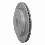 Dynamic Friction 2010-2016 Cadillac Srx Rear Right Drilled & Slotted Geoperformance Rotor by Dynamic Friction Company 830-46045R