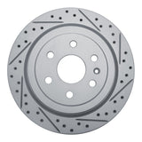 Dynamic Friction 2010-2016 Cadillac Srx Rear Right Drilled & Slotted Geoperformance Rotor by Dynamic Friction Company 830-46045R