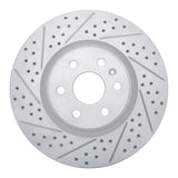 Dynamic Friction 2010-2016 Cadillac Srx Front Left Drilled & Slotted Geoperformance Rotor by Dynamic Friction Company 830-46046L