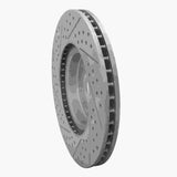 Dynamic Friction 2010-2016 Cadillac Srx Front Right Drilled & Slotted Geoperformance Rotor by Dynamic Friction Company 830-46046R