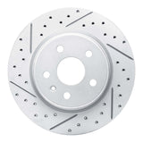 Dynamic Friction 2019-2025 Buick Envision Rear Left Drilled & Slotted Geoperformance Rotor by Dynamic Friction Company 830-46062L