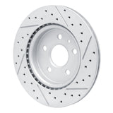 Dynamic Friction 2019-2025 Buick Envision Rear Left Drilled & Slotted Geoperformance Rotor by Dynamic Friction Company 830-46062L