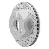 R1 Concepts 1963-1982 Chevrolet Camaro Rear Left/Front Left Drilled & Slotted Geoperformance Rotor by R1 Concepts 830-47008L