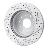 R1 Concepts 1963-1982 Chevrolet Corvette Front Left Drilled & Slotted Geoperformance Rotor by R1 Concepts 830-47011L