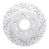 R1 Concepts 1963-1982 Chevrolet Corvette Front Right Drilled & Slotted Geoperformance Rotor by R1 Concepts 830-47011R