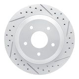 R1 Concepts 1988-1994 Chevrolet Corvette Front Right Drilled & Slotted Geoperformance Rotor by R1 Concepts 830-47021R
