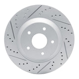 R1 Concepts 1988-1996 Chevrolet Corvette Right Front Drilled & Slotted Geoperformance Rotor by R1 Concepts 830-47024D