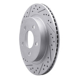 R1 Concepts 1993-1997 Chevrolet Camaro Rear Left Drilled & Slotted Geoperformance Rotor by R1 Concepts 830-47025L