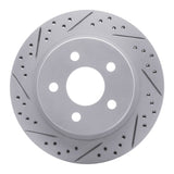 R1 Concepts 1993-1997 Chevrolet Camaro Rear Left Drilled & Slotted Geoperformance Rotor by R1 Concepts 830-47025L
