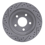 R1 Concepts 1993-1997 Chevrolet Camaro Rear Right Drilled & Slotted Geoperformance Rotor by R1 Concepts 830-47025R