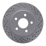 R1 Concepts 1993-1997 Chevrolet Camaro Rear Right Drilled & Slotted Geoperformance Rotor by R1 Concepts 830-47025R