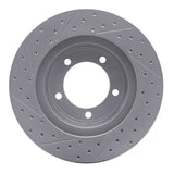 R1 Concepts 1967-1970 Chevrolet Caprice Front Right Drilled & Slotted Geoperformance Rotor by R1 Concepts 830-47030R