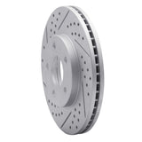 Dynamic Friction 2006-2011 Chevrolet Hhr Front Right Drilled & Slotted Geoperformance Rotor by Dynamic Friction Company 830-47033R