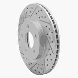 Dynamic Friction 2007-2010 Chevrolet Cobalt Front Left Drilled & Slotted Geoperformance Rotor by Dynamic Friction Company 830-47036L