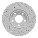 Dynamic Friction 2007-2010 Chevrolet Cobalt Front Left Drilled & Slotted Geoperformance Rotor by Dynamic Friction Company 830-47036L