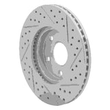 Dynamic Friction 2007-2010 Chevrolet Cobalt Front Left Drilled & Slotted Geoperformance Rotor by Dynamic Friction Company 830-47036L