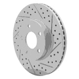 Dynamic Friction 2007-2010 Chevrolet Cobalt Front Right Drilled & Slotted Geoperformance Rotor by Dynamic Friction Company 830-47036R