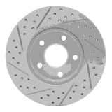 Dynamic Friction 2007-2010 Chevrolet Cobalt Front Right Drilled & Slotted Geoperformance Rotor by Dynamic Friction Company 830-47036R