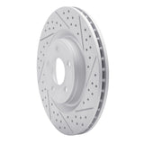Dynamic Friction 2007-2010 Chevrolet Hhr Front Right Drilled & Slotted Geoperformance Rotor by Dynamic Friction Company 830-47037R