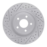 Dynamic Friction 2007-2010 Chevrolet Hhr Front Right Drilled & Slotted Geoperformance Rotor by Dynamic Friction Company 830-47037R