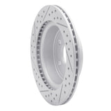 Dynamic Friction 2008-2010 Chevrolet Cobalt Rear Right Drilled & Slotted Geoperformance Rotor by Dynamic Friction Company 830-47038R