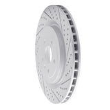 Dynamic Friction 2009-2024 Cadillac CTS Rear Left Drilled & Slotted Geoperformance Rotor by Dynamic Friction Company 830-47039L