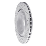 Dynamic Friction 2009-2024 Cadillac CTS Rear Left Drilled & Slotted Geoperformance Rotor by Dynamic Friction Company 830-47039L