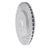 Dynamic Friction 2009-2024 Cadillac CTS Rear Right Drilled & Slotted Geoperformance Rotor by Dynamic Friction Company 830-47039R
