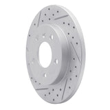 Dynamic Friction 2004-2016 Buick Lacrosse Rear Left Drilled & Slotted Geoperformance Rotor by Dynamic Friction Company 830-47042L