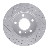 Dynamic Friction 2004-2016 Buick Lacrosse Rear Right Drilled & Slotted Geoperformance Rotor by Dynamic Friction Company 830-47042R
