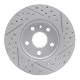 Dynamic Friction 2011-2023 Chevrolet Cruze (Mexico) Front Left Drilled & Slotted Geoperformance Rotor by Dynamic Friction Company 830-47043L