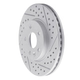Dynamic Friction 2011-2023 Chevrolet Bolt EV Front Right Drilled & Slotted Geoperformance Rotor by Dynamic Friction Company 830-47043R