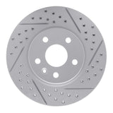 Dynamic Friction 2011-2023 Chevrolet Bolt EV Front Right Drilled & Slotted Geoperformance Rotor by Dynamic Friction Company 830-47043R