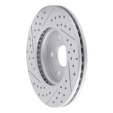 Dynamic Friction 2011-2023 Chevrolet Bolt EV Front Right Drilled & Slotted Geoperformance Rotor by Dynamic Friction Company 830-47043R