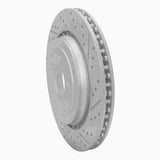 Dynamic Friction 2014-2019 Chevrolet Corvette Rear Right Drilled & Slotted Geoperformance Rotor by Dynamic Friction Company 830-47047R