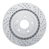 Dynamic Friction 2014-2019 Chevrolet Corvette Rear Right Drilled & Slotted Geoperformance Rotor by Dynamic Friction Company 830-47047R
