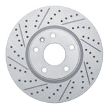 Dynamic Friction 2014-2019 Chevrolet Corvette Front Left Drilled & Slotted Geoperformance Rotor by Dynamic Friction Company 830-47050L