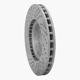Dynamic Friction 2014-2019 Chevrolet Corvette Front Right Drilled & Slotted Geoperformance Rotor by Dynamic Friction Company 830-47050R
