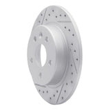 Dynamic Friction 2016-2023 Chevrolet Bolt EV Rear Left Drilled & Slotted Geoperformance Rotor by Dynamic Friction Company 830-47052L
