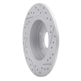 Dynamic Friction 2016-2023 Chevrolet Bolt EV Rear Left Drilled & Slotted Geoperformance Rotor by Dynamic Friction Company 830-47052L