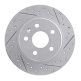 Dynamic Friction 2016-2023 Chevrolet Bolt Euv Rear Right Drilled & Slotted Geoperformance Rotor by Dynamic Friction Company 830-47052R