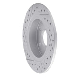 Dynamic Friction 2016-2023 Chevrolet Bolt Euv Rear Right Drilled & Slotted Geoperformance Rotor by Dynamic Friction Company 830-47052R