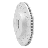 Dynamic Friction 2002-2007 Chevrolet Equinox Front Left Drilled & Slotted Geoperformance Rotor by Dynamic Friction Company 830-47063L
