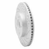 Dynamic Friction 2002-2007 Chevrolet Equinox Front Right Drilled & Slotted Geoperformance Rotor by Dynamic Friction Company 830-47063R