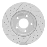 Dynamic Friction 2002-2007 Chevrolet Equinox Front Right Drilled & Slotted Geoperformance Rotor by Dynamic Friction Company 830-47063R