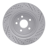 Dynamic Friction 2006-2009 Chevrolet Trailblazer Front Right Drilled & Slotted Geoperformance Rotor by Dynamic Friction Company 830-47069R
