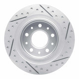 Dynamic Friction 2016-2025 Buick Envista Rear Left Drilled & Slotted Geoperformance Rotor by Dynamic Friction Company 830-47075L