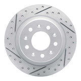Dynamic Friction 2016-2025 Buick Envista Rear Left Drilled & Slotted Geoperformance Rotor by Dynamic Friction Company 830-47075L