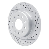 Dynamic Friction 2016-2025 Buick Regal Sportback Rear Right Drilled & Slotted Geoperformance Rotor by Dynamic Friction Company 830-47075R